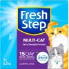 imageFresh Step Clumping Cat Litter MultiCat Extra Strength Formula With Febreze Freshness Multi Cat Litter With Ammonia Block Technology 14 lb Box14 lb