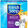 imageFresh Step Clumping Cat Litter MultiCat Extra Strength Formula With Febreze Freshness Multi Cat Litter With Ammonia Block Technology 14 lb Box14 lb