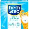 imageFresh Step Simply Unscented Clumping Litter Fresh Step Unscented Cat Litter With Activated Charcoal Technology 14 lb BoxUnscented