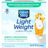 imageFresh Step Simply Unscented Light Weight Clumping Litter Fresh Step Unscented Cat Litter With Activated Charcoal Technology 154 lb Box154 Lb Pack of 1