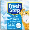 imageFresh Step Simply Unscented Light Weight Clumping Litter Fresh Step Unscented Cat Litter With Activated Charcoal Technology 154 lb Box154 lb