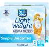 imageFresh Step Simply Unscented Light Weight Clumping Litter Fresh Step Unscented Cat Litter With Activated Charcoal Technology 154 lb Box25 lb