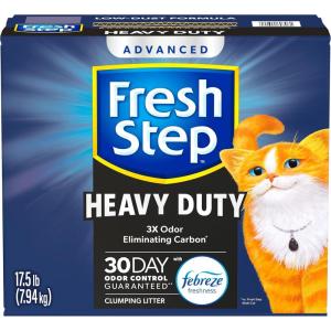 imageFresh Step Advanced Clumping Litter with Febreze Freshness with Gain Scent Fights Odor on Contact 37 lbs 2 x 185 lb Box Package May VaryHeavy Duty