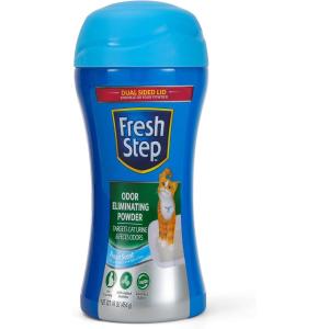 imageFresh Step Cat Litter Box Odor Eliminating Powder Cat Deodorizer for Litter Box Easy to Use Odor Neutralizing Powder Cat Product for the Home  16 Ounces Pack of 1Fresh Scent