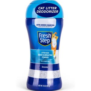 imageFresh Step Cat Litter Box Odor Eliminating Powder Cat Deodorizer for Litter Box Easy to Use Odor Neutralizing Powder Cat Product for the Home  16 Ounces Pack of 1Unscented