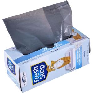 imageFresh Step Drawstring Cat Litter Box Liners Unscented Size Large 30quot x 17quot  7 Count  Kitty Litter Bags Cat Litter Liners for All Cats to Keep Your Home CleanLarge  Unscented