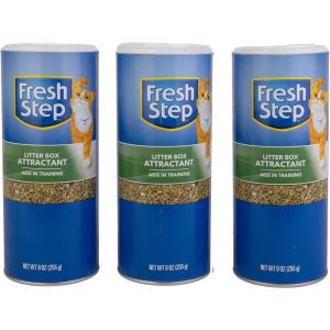 imageFresh Step Litter Box Attractant Powder to Aid in Training 9 Ounces  All Natural Training Aid for Cats and Kittens  Cat Attract Litter Additive for Litter Box 9 oz  1 Pack9 oz  3 Pack