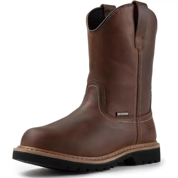 Waterproof Steel Toe Brown