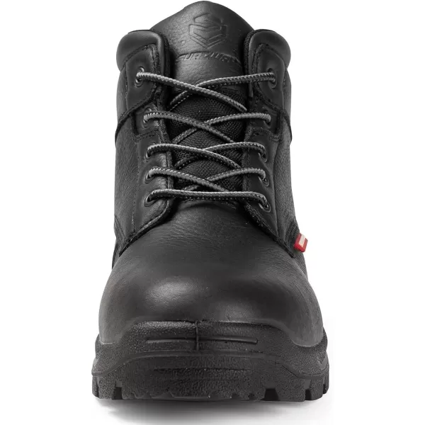 SUREWAY Mens Waterproof Soft Toe Work Boots/Shoes for Men - Lightweight,Anti-Fatigue,Full-Grain Leather,Durable Comfortable Proved,Oil/Slip Resistant Safety Industrial Construction Boots