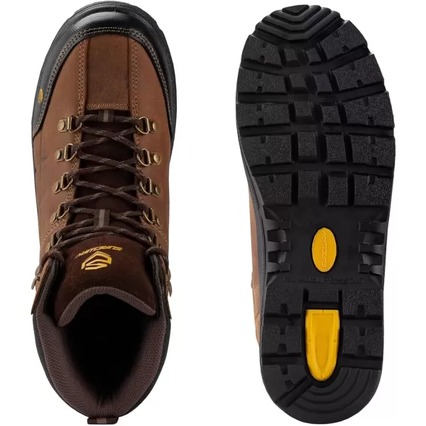 SUREWAY Mens Waterproof Steel Toe Work Boots/Shoes for Men,Genuine Leather,Unique Comfort Design,Oil/Slip Resistant,EH Safety Industrial &amp; Construction Boots