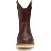 imageSUREWAY Mens 10 in SoftSteel Toe Waterproof Wellington BootHeavy Duty Pull On Work Boots for MenFull Grain LeatherGoodyear WeltedSuperior Slip ResistantWaterproof Soft Toe Dark Brown