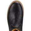 imageSUREWAY Mens 10 in SoftSteel Toe Waterproof Wellington BootHeavy Duty Pull On Work Boots for MenFull Grain LeatherGoodyear WeltedSuperior Slip ResistantWaterproof Soft Toe Black