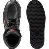 imageSUREWAY Mens Heavy Duty SoftCompositeSteel Toe Work Boots for MenComfortableGoodyearWeltFull Grain Leather6 in Wedge Moc Toe Construction BootsShoesSteel Toe Black