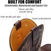 imageSUREWAY Mens Western Square Toe Cowboy Boots for MenSoftSteel Toe Full Grain Leather Slip On Pull On Work Boots for Construction FarmingWaterproof Steel Toe Dark Brown