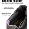 imageSUREWAY Womens Aluminum Toe Work Shoes for WomenLightweight ampamp ComfortableSuperior Slip ResistantEH Safety Industrial Construction BootsShoesMatte Black