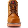 imageSUREWAY 6 in Mens Heavy Duty SoftSteel Toe Work Boots for MenGoodyear WeltedFull Grain LeatherSlip ResistantEH Safety Industrial Construction BootSoft Toe Light Brown
