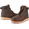 imageSUREWAY 6 in Mens Heavy Duty SoftSteel Toe Work Boots for MenGoodyear WeltedFull Grain LeatherSlip ResistantEH Safety Industrial Construction BootSteel Toe Brown