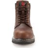 imageSUREWAY Mens Heavy Duty SoftSteel Toe Work Boots for MenGoodyearweltFull Grain Leather Working Construction BootSlipOilWater Resistant Industrial Safety ShoesSteel Toedk Brown