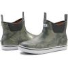 imageSUREWAY Mens Ankle Fishing Deck Boots for MenWaterproofProfessional NonSlip Soles for Wet Slippery SurfaceNeoprene Rubber Rain BootShoes for Hunting Boating GardeningVolcan Ash