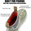 imageSUREWAY Mens Ankle Fishing Deck Boots for MenWaterproofProfessional NonSlip Soles for Wet Slippery SurfaceNeoprene Rubber Rain BootShoes for Hunting Boating GardeningOverland