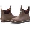 imageSUREWAY Mens Ankle Fishing Deck Boots for MenWaterproofProfessional NonSlip Soles for Wet Slippery SurfaceNeoprene Rubber Rain BootShoes for Hunting Boating GardeningChocolate