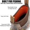 imageSUREWAY Mens Ankle Fishing Deck Boots for MenWaterproofProfessional NonSlip Soles for Wet Slippery SurfaceNeoprene Rubber Rain BootShoes for Hunting Boating GardeningCamo