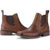 imageSUREWAY Mens Western Chelsea Cowboy Boots for Men Square ToeAllWeather Rugged SlipOn WorkCasualDress Boots Shoes for MenBuilt for Comfort ampamp Durability6 Inch Brown