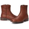 imageSUREWAY Mens Western Chelsea Cowboy Boots for Men Square ToeAllWeather Rugged SlipOn WorkCasualDress Boots Shoes for MenBuilt for Comfort ampamp Durability7 Inch Brown