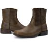 imageSUREWAY Mens Western Chelsea Cowboy Boots for Men Square ToeAllWeather Rugged SlipOn WorkCasualDress Boots Shoes for MenBuilt for Comfort ampamp Durability7 Inch Antiqued Brown