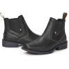 imageSUREWAY Mens Western Chelsea Cowboy Boots for Men Square ToeAllWeather Rugged SlipOn WorkCasualDress Boots Shoes for MenBuilt for Comfort ampamp DurabilityTumbled Black