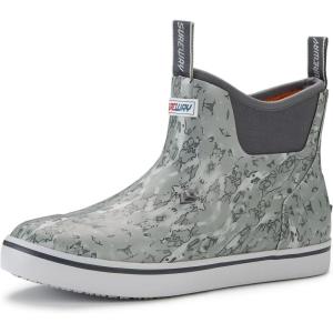 imageSUREWAY Mens Ankle Fishing Deck Boots for MenWaterproofProfessional NonSlip Soles for Wet Slippery SurfaceNeoprene Rubber Rain BootShoes for Hunting Boating GardeningHarbo Mist