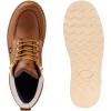 imageSUREWAY 6 in Mens Soft Toe Work Boots for MenFull Grain LeatherGoodyearWeltNonSlip EH Safety Industial Construction Wedge Moc Toe Work BootsShoesSoft Toe Tobacco