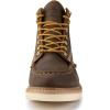 imageSUREWAY 6 in Mens Soft Toe Work Boots for MenFull Grain LeatherGoodyearWeltNonSlip EH Safety Industial Construction Wedge Moc Toe Work BootsShoesSoft Toe Brown