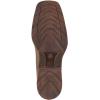 imageSUREWAY Mens 10 inch Western Cowboy Work Boots for Men Square ToePremium Full Grain LeatherGoodyear WeltedSuperior OilSlipWater ResistantSoft Toe Brown1003
