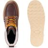 imageSUREWAY Mens 8 in Wedge Moc SoftSteel Toe Work Boots for MenFullGrain LeatherGoodyear WeltEHSafety Industrial Construction BootsShoes for WomenSoft Toe Dark Brown