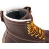 imageSUREWAY Mens 8 in Wedge Moc SoftSteel Toe Work Boots for MenFullGrain LeatherGoodyear WeltEHSafety Industrial Construction BootsShoes for WomenWaterproof Steel Toe Dark Brown