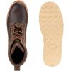 imageSUREWAY Mens 8 in Wedge Moc SoftSteel Toe Work Boots for MenFullGrain LeatherGoodyear WeltEHSafety Industrial Construction BootsShoes for WomenWaterproof Soft Toe Deep Brown