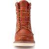 imageSUREWAY Mens 8 in Wedge Moc SoftSteel Toe Work Boots for MenFullGrain LeatherGoodyear WeltEHSafety Industrial Construction BootsShoes for WomenWaterproof Soft Toe Light Brown