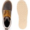 imageSUREWAY Mens 8 in Wedge Moc SoftSteel Toe Work Boots for MenFullGrain LeatherGoodyear WeltEHSafety Industrial Construction BootsShoes for WomenWaterproof Soft Toe Brown