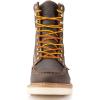 imageSUREWAY Mens 8 in Wedge Moc SoftSteel Toe Work Boots for MenFullGrain LeatherGoodyear WeltEHSafety Industrial Construction BootsShoes for WomenWaterproof Soft Toe Brown