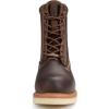 imageSUREWAY Mens 8 in Wedge Moc SoftSteel Toe Work Boots for MenFullGrain LeatherGoodyear WeltEHSafety Industrial Construction BootsShoes for WomenWaterproof Soft Toe Deep Brown