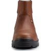 imageSUREWAY Mens Slip On SoftSteel Toe Work Boots for MenChelsea Work BootsShoesUpgraded SlipWater ResistantSteel Toe Brown