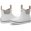 imageSUREWAY Womens Ankle Fishing Deck Boots for WomenShort Waterproof Neoprene Rubber Rain BootsLightweight Garden Work Shoes for WomenUpgraded Slip ResistantDurable ComfortableWhite