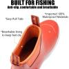 imageSUREWAY Womens Ankle Fishing Deck Boots for WomenShort Waterproof Neoprene Rubber Rain BootsLightweight Garden Work Shoes for WomenUpgraded Slip ResistantDurable ComfortableRed