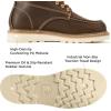 image:imageSUREWAY 6 in Mens SoftSteel Toe Work Boots for MenFull Grain LeatherGoodyearWeltNonSlip EH Safety Industial Construction Wedge Moc Toe Work BootsShoesSoft Toe Brown