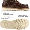 image:imageSUREWAY 6 in Mens SoftSteel Toe Work Boots for MenFull Grain LeatherGoodyearWeltNonSlip EH Safety Industial Construction Wedge Moc Toe Work BootsShoesSoft Toe Dark Brown