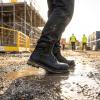 image:imageSUREWAY Mens 6 SoftComposite Toe Heavy Duty Waterproof Work Boot GoodyearWelt OilSlip Resistant DualDensity Comfortable Outsole Crazy Horse Leather EH Construction Industrial Safety Work BootsWaterproof Composite Toe Black