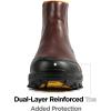 image:imageSUREWAY Mens Slip On Chelsea Work Boots for MenExtremely ComfortableThicker Genuine LeatherSuperior OilSlip Resistant Rubber SoleDk Brown