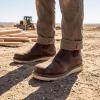 image:imageSUREWAY Mens Slip On Chlesea Work Boots for Men  Soft ToeLightweight ComfortableFull Grain LeatherSlipresistant Wedge SoleBrown