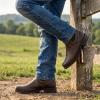 image:imageSUREWAY Mens Western Chelsea Cowboy Boots for Men Square Toe6 Inch SlipOn WorkCasualDress Boots Shoes for MenAntiquity